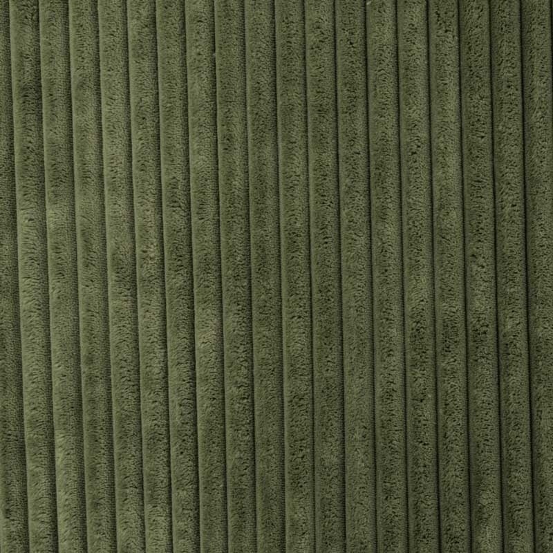 Tissu Polaire Microfibre Cotelée Vert Army