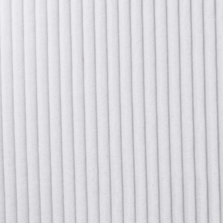 Tissu Polaire Microfibre Cotelée Blanc 