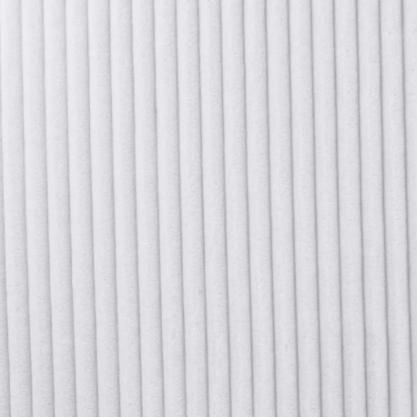 Tissu Polaire Microfibre Cotelée Blanc 