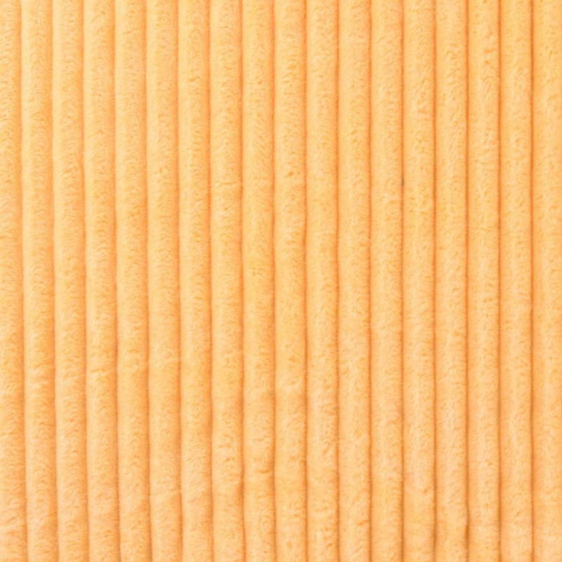 Tissu Polaire Microfibre Cotelée Jaune