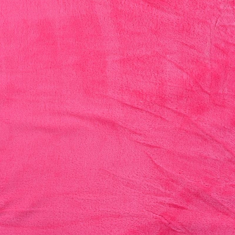 Tissu Polaire Panda Uni Fuchsia 