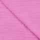 Tissu Double Gaze Uni Fuchsia 