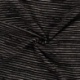 Tissu Jersey Coton Rayues Noir 