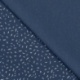 Tissu Jersey Coton Confetti Bleu Jeans