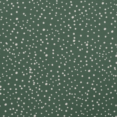 Tissu Jersey Confetti Vert 