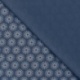 Tissu Jersey Umbrella Fond Coloris Jeans