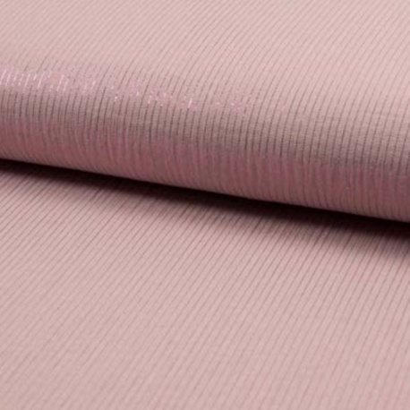 Tissu Double Gaze Lurex Uni Poudre 