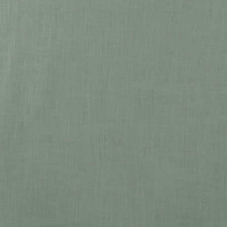Tissu Lin Uni Fabrizio Bleu Vert