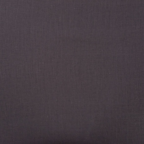 Tissu Lin Uni Fabrizio Anthracite