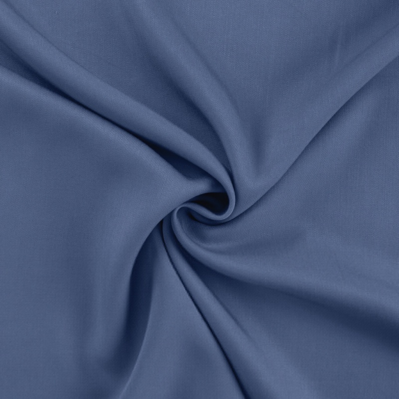 Tissu Viscose Twill Uni Jeans 