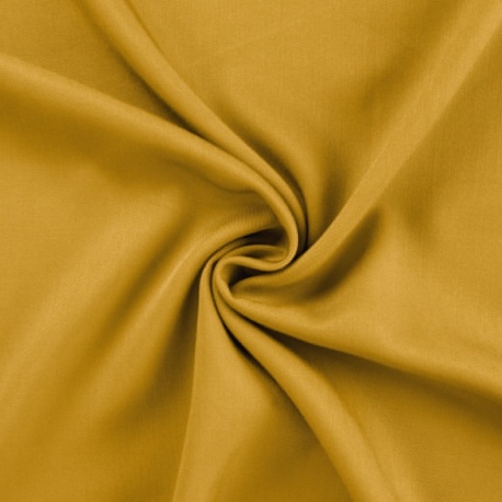 Tissu Viscose Twill Uni Ocre