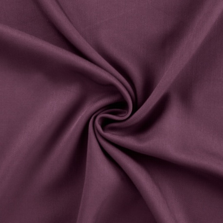 Tissu Viscose Twill Uni Mauve