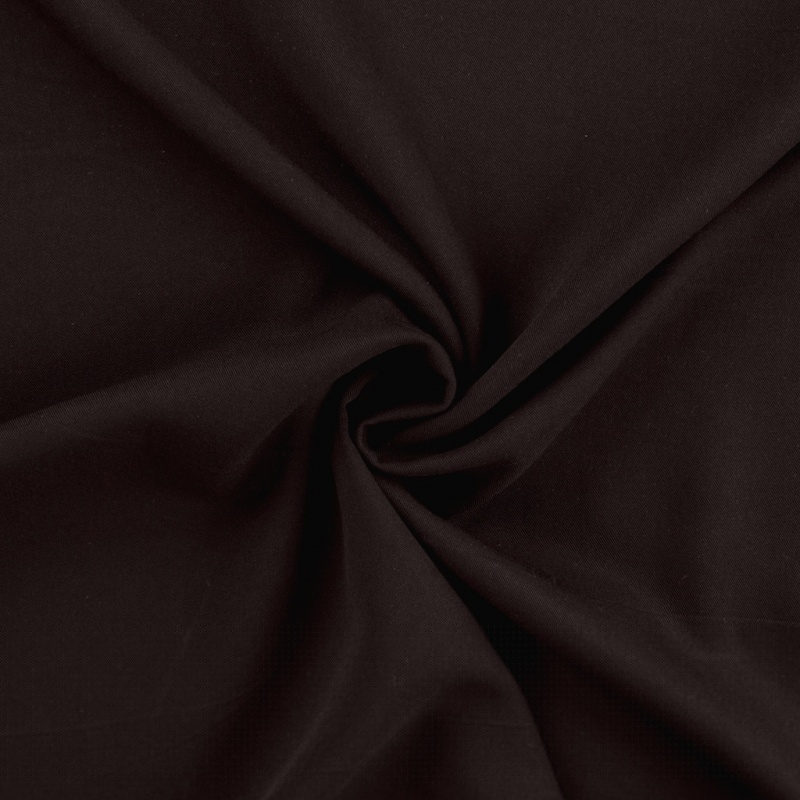 Tissu Viscose Twill Uni Marron