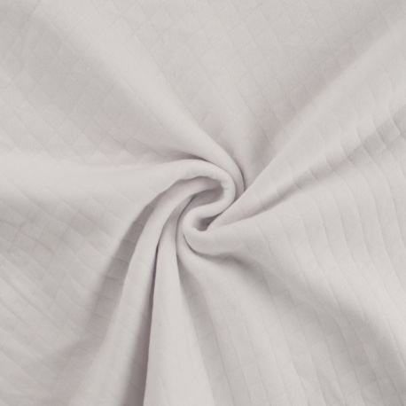 Tissu Diamond Blanc