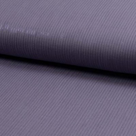 Tissu Double Gaze Lurex Uni Lilas 