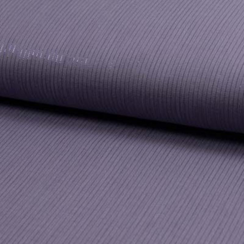 Tissu Double Gaze Lurex Uni Lilas 