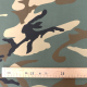 Tissu Jersey Camouflage Kaki
