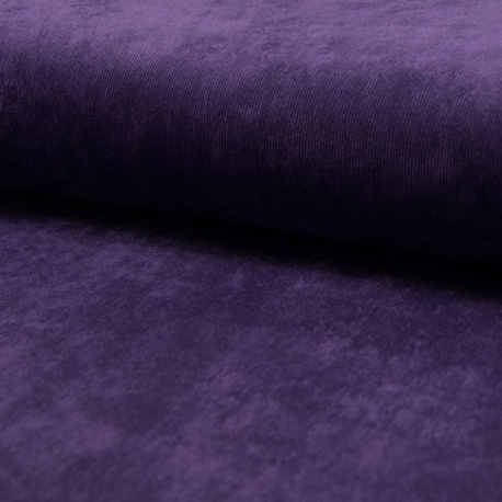 Tissu Veloutine Uni Violet