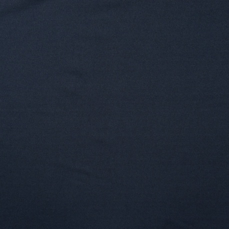 Tissu Crepe Uni Navy