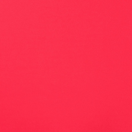 Tissu Crepe Uni Cerise