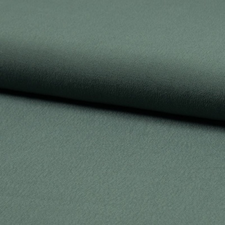 Tissu Crepe Viscose Uni Vert 