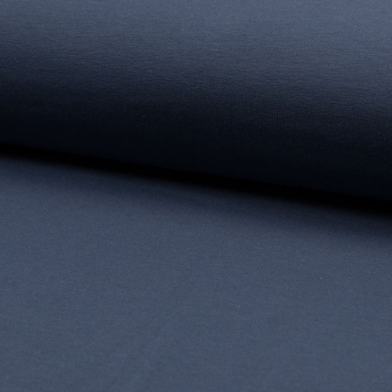 Tissu Jersey Coton Bio Coloris Jeans
