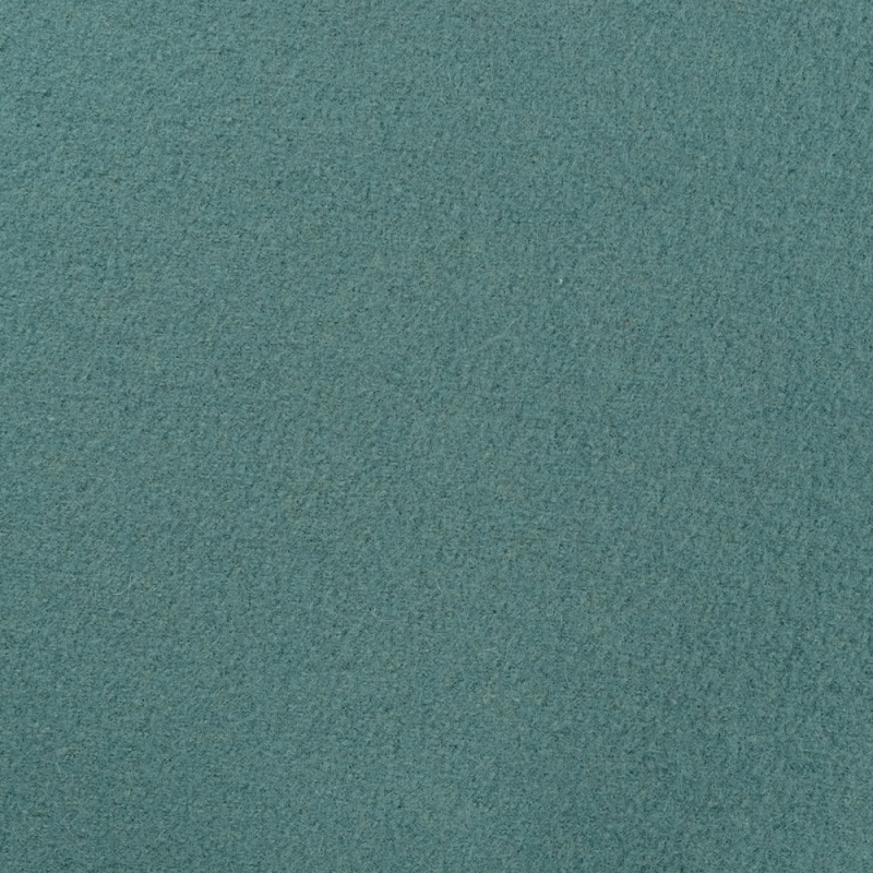 Tissu Laine Bouillie Unie Vert Bleu