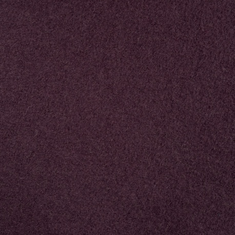 Tissu Laine Bouillie Unie Mauve