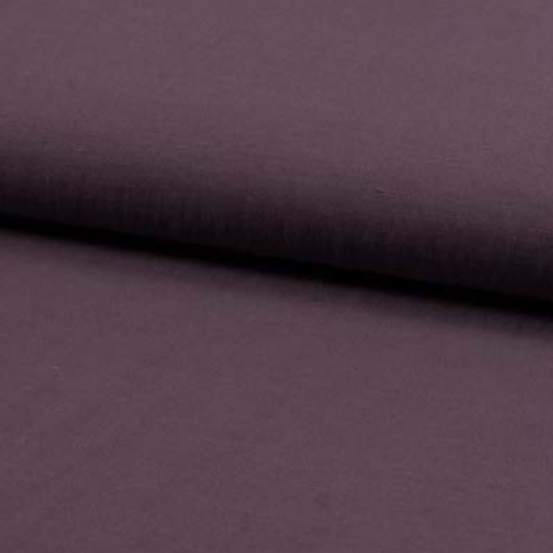 Tissu Toile Viscose Lin Unie Mauve 