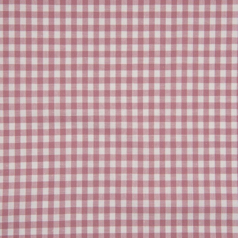 Tissu Moyen Vichy 5mm Vieux Rose