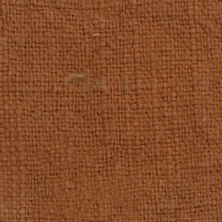 Tissu Lin Lavé Uni Caramel 