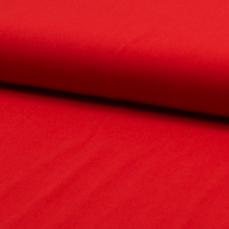 Tissu Viscose Uni Rouge