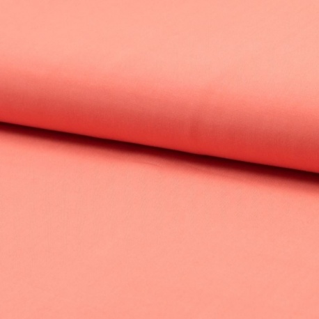 Tissu Viscose Uni Corail