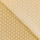 Tissu Imprime Paquerette Ocre 