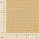 Tissu Imprime Paquerette Ocre 