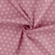 Tissu Imprime Etoile Rose