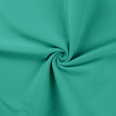 Tissu Bord Cote Uni Vert 