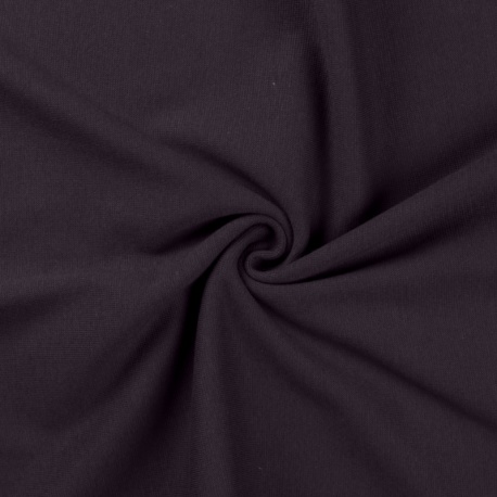 Tissu Bord Cote Uni Antracite