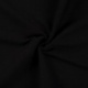 Tissu Bord Cote Uni Noir