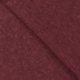 Tissu Bord Cote Uni Bordeaux 