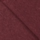 Tissu Bord Cote Uni Bordeaux 