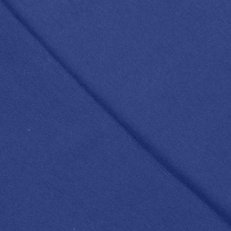 Coupon De Tissu Jersey Synthétique Bleu Roi - 3 Mètres, Uni, Pour Vêtements