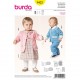 Patron Burda Kids 9422 Ensemble Bébé 62/92CM