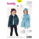 Patron Burda Kids 9429 Manteau et veste 92/128CM