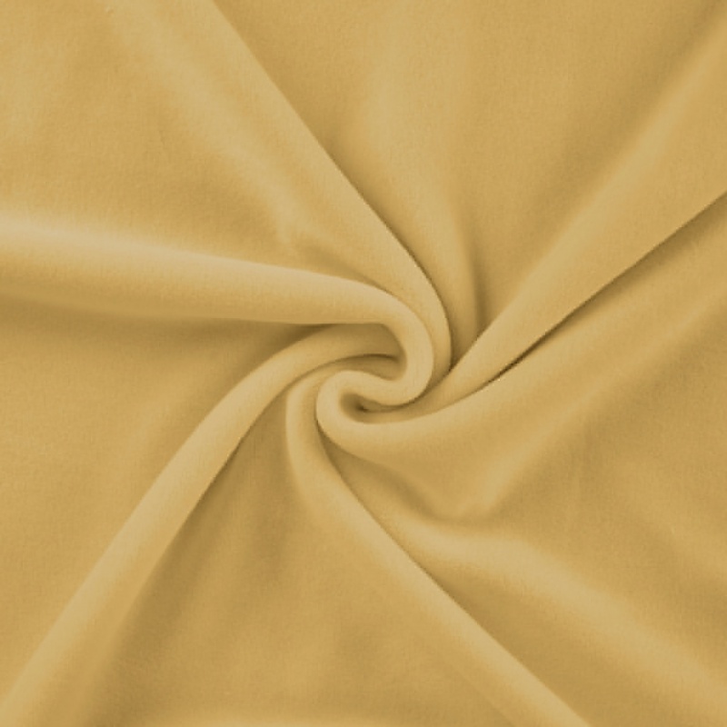 Tissu Jersey Velours Nicky Uni Jaune 