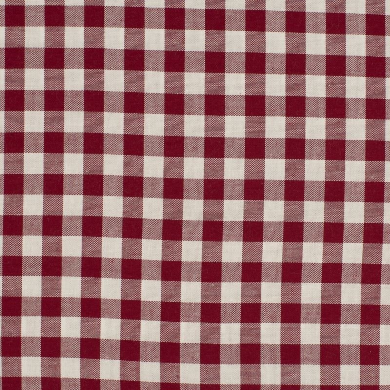 Tissu Grand Vichy 10mm Bordeaux 