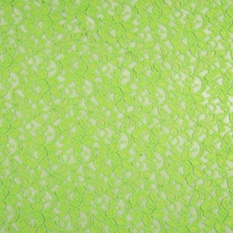 Tissu Dentelle Candy Vert 