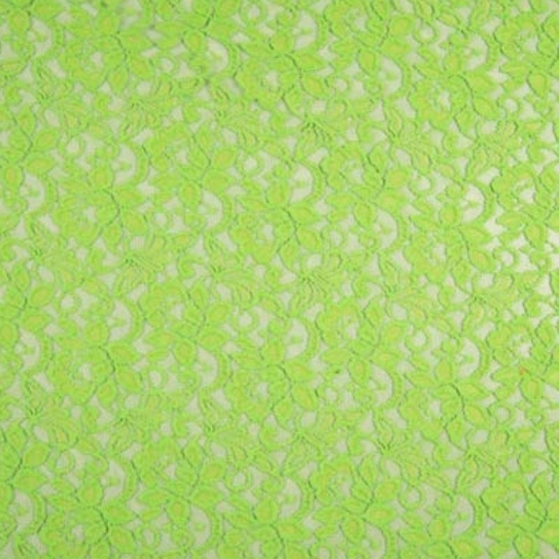 Tissu Dentelle Candy Vert 