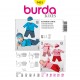 Patron Burda Kids 9451 Coordonnés 56/80