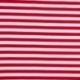 Tissu Sweat Tisse Teint Rayures Rouge